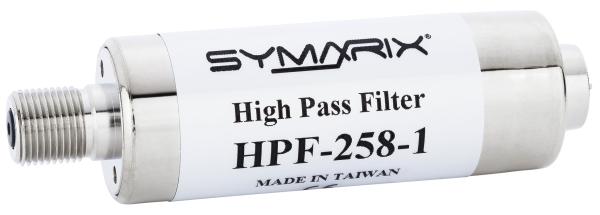 SYMARIX HPF-258-1 Rückwegsperrfilter 5 - 204 MHz | 75 dB